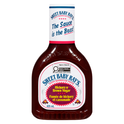 Sweet Baby Ray’s Sauce barbecue à la fumée de noyer et à la cassonade 425 ml, 1,29 $/100ml