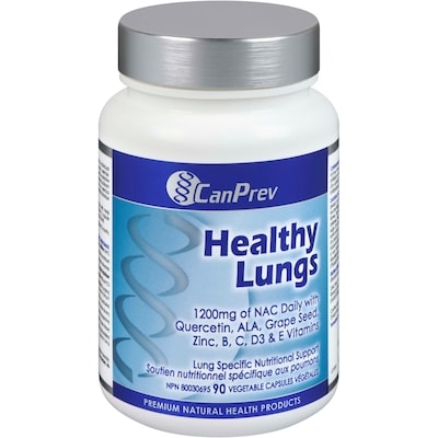 CanPrev Healthy Lungs 90 Vegetable Capsules 90 ea, $0.44/1ea