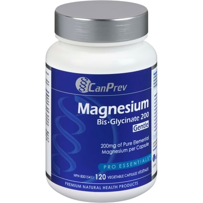 CanPrev Vegetable Capsules Magnesium Bis-Glycinate 200 Gentle 90 ea, $0.33/1ea