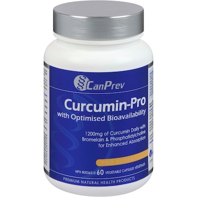 CanPrev Pro Essentials Curcumin-Pro with Optimised Bioavailability 60 Vegetable Capsules 60 ea, $0.53/1ea