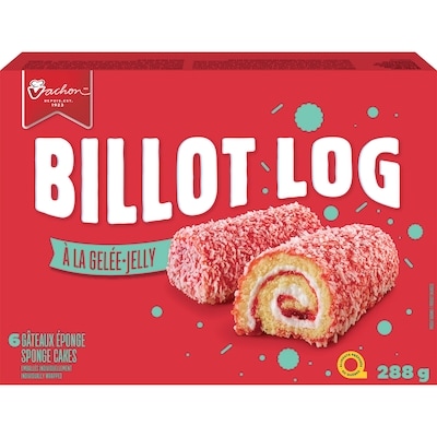 Vachon Jelly Log Rolled Sponge Cakes 288 g, $1.91/100g