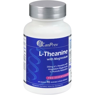 CanPrev Vegetable Capsules L-Theanine With Magnesium 90 ea, $0.29/1ea