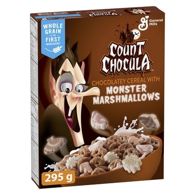 General Mills Count Chocula Whole Grain Monster Marsmallows Cereal 295 g, $1.69/100g