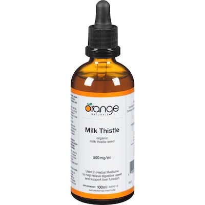 Orange Naturals Naturopathic Tincture Milk Thistle 500 mg/ml 100 ml, $24.99/100ml