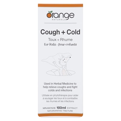Orange Naturals Naturopathic Tincture Cough  plus Cold for Kids 100 ml, $24.99/100ml