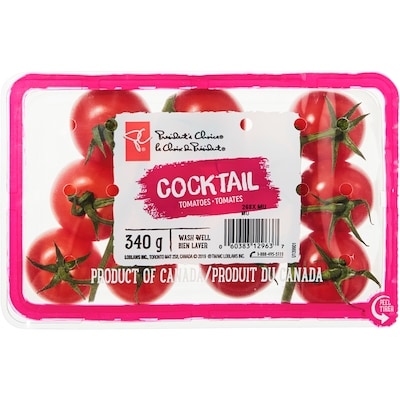 President's Choice Cocktail Tomatoes  340 g, $1.18/100g
