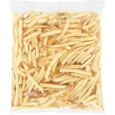 Pommes de terre frites assaisonnées, avec pelure