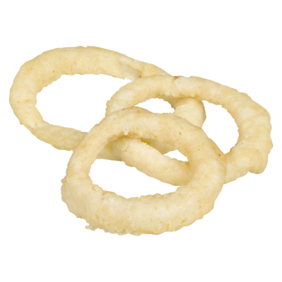 McCain Whole Spanish Quarter-Inch Onion Rings Battered And Pre-Browned. 4 kg, $0.95/100g