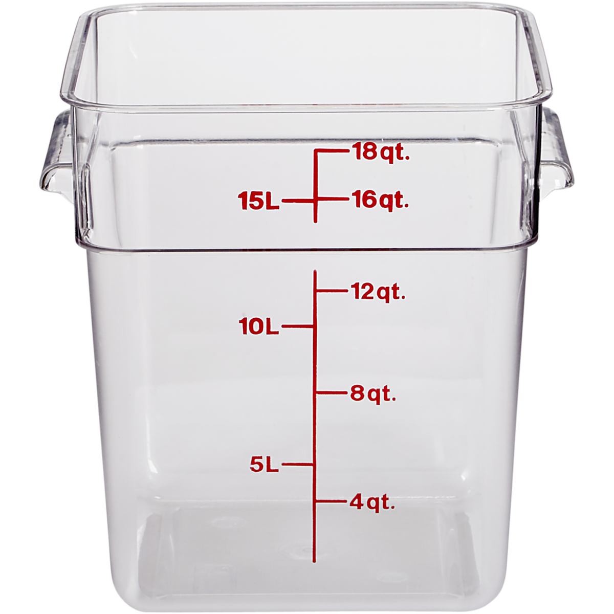 null Contenant carré pour aliments 17 L 1 ea, 44,99 $/1ch