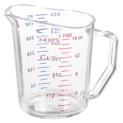 null Tasse à mesurer transparente 0,5 L 1 ea, 15,99 $/1ch
