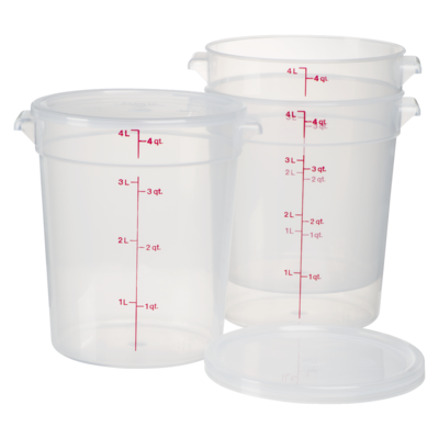 null Contenant rond avec couvercle 38 L 3x1.0 ea, 9,00 $/1ch