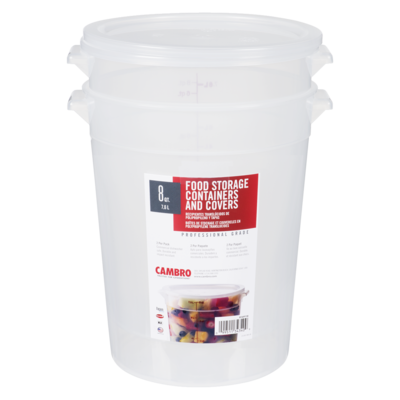 null Contenant rond avec couvercle *76 L 2x1.0 ea, 14,50 $/1ch