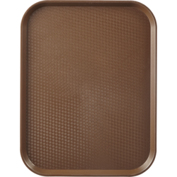 null Brown Standard Plastic Fast Food Tray, 14x18" 1 ea, $8.99/1ea