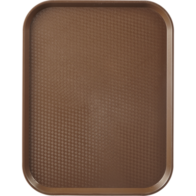 null Plateau standard pour aliments en plastique brun 14 x 18 po 1 ea, 8,99 $/1ch