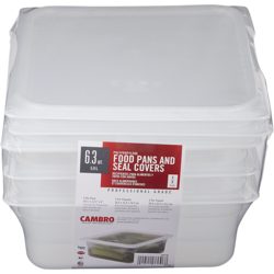 null .5x4" Food Pan with Lid 3x1.0 ea, $17.33/1ea