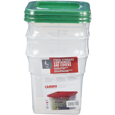 null Square Box with Transparent Cover, 4 qt 3x1.0 ea, $16.00/1ea