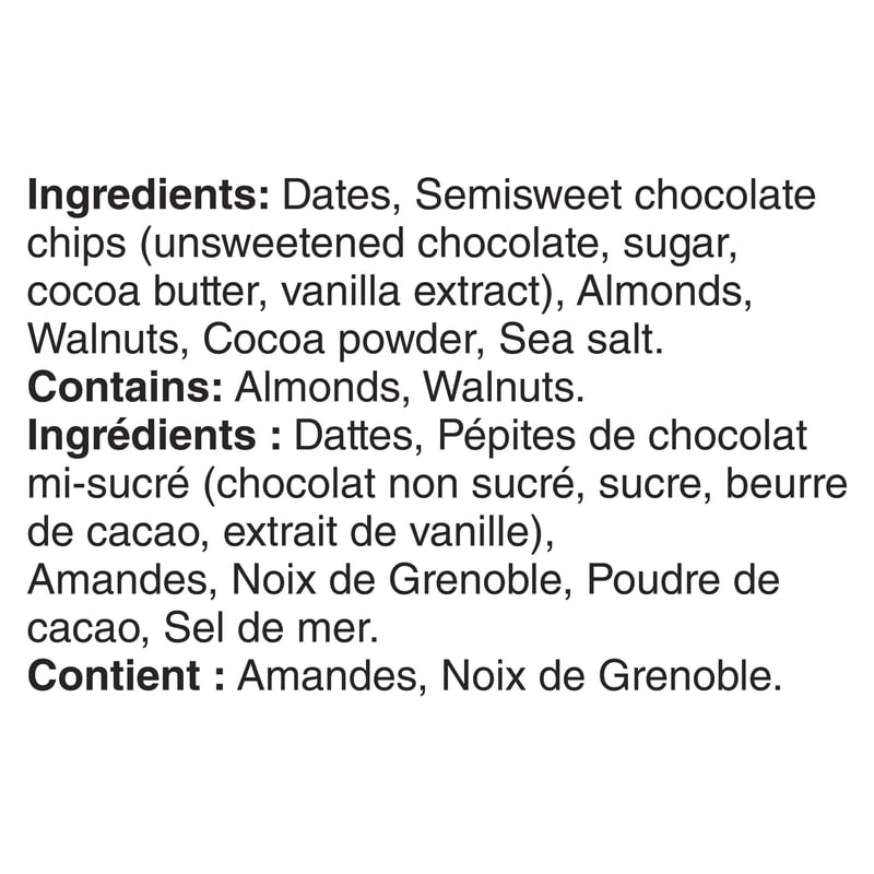 Fruit & Nut Energy Bar, Chocolate Brownie, 16/pack