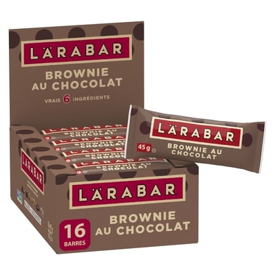 Larabar Barre énergétique Fruit et noix, Brownies au chocolat, 16/paquet 16x45.0 g, 4,03 $/100g