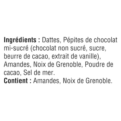 Barre énergétique Fruit et noix, Brownies au chocolat