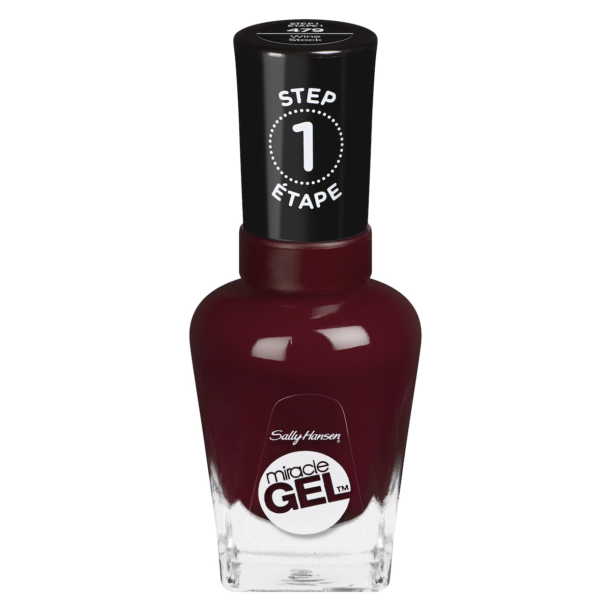Sally Hansen Vernis à ongles Miracle Gel, Wine Stock 1 ea