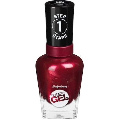 Sally Hansen Vernis à ongles Miracle Gel, Bordeaux Glow 1 ea