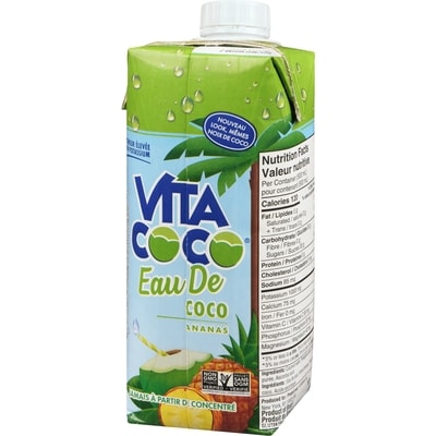 Eau de coco Vita Coco avec ananas