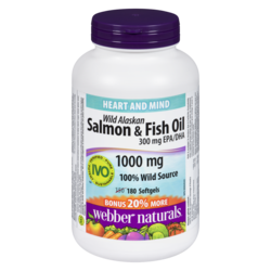 Heart And Mind Wild Alaskan Salmon & Fish Oil 300mg