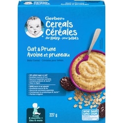 Nestlé Céréales pour bébés avoine et pruneaux étape 2 227 g, 2,42 $/100g