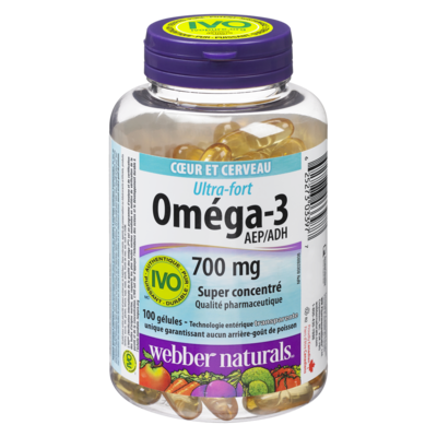 Webber Naturals Oméga-3 ultra-concentré 100 ea, 0,20 $/1ch