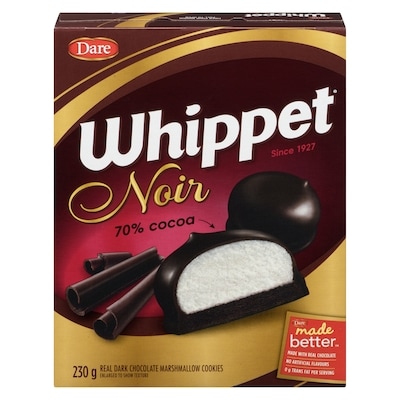 Dare Whippet Noir Original Cookies 230 g, $1.21/100g