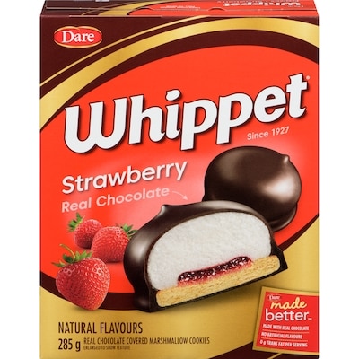 Dare Whippet Strawberry Cookies 285 g, $1.51/100g