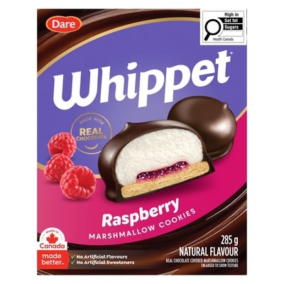Dare Whippet Raspberry Cookies 285 g, $1.93/100g