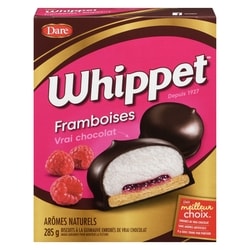 Dare Biscuits Whippet Framboises 285 g, 1,51 $/100g