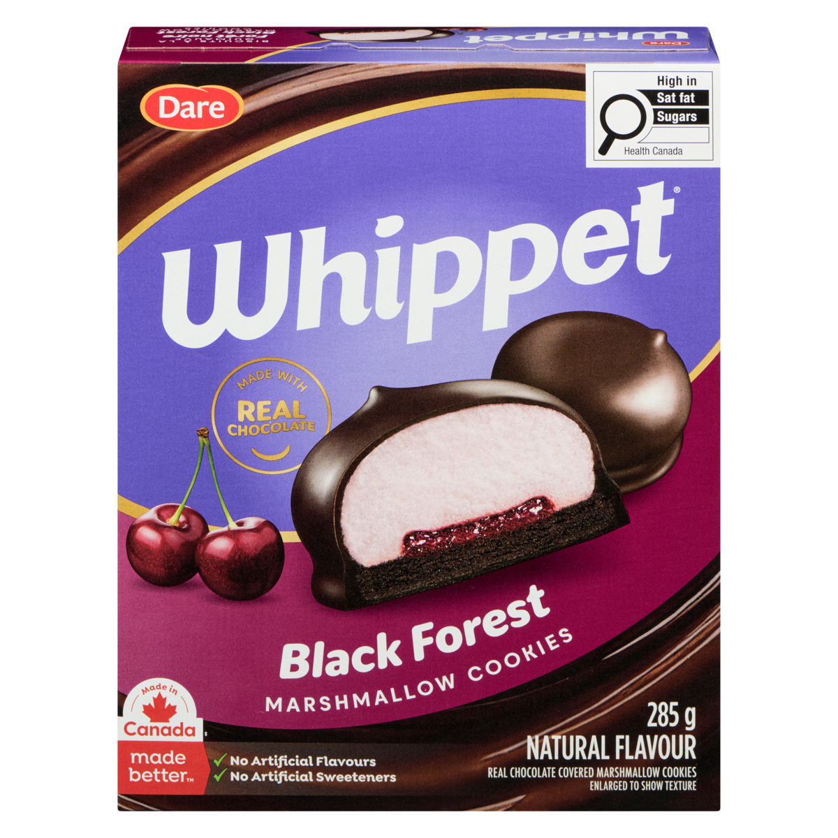 Dare Dare Whippet Chocolate Covered Marshmallow Cookies Original