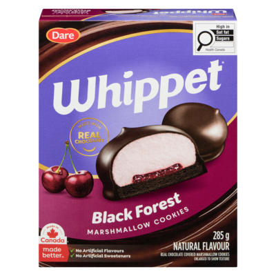 Dare Whippet Black Forest Cookies 285 g, $1.40/100g