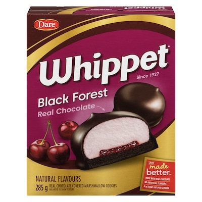 Dare Whippet Black Forest Cookies 285 g, $1.75/100g