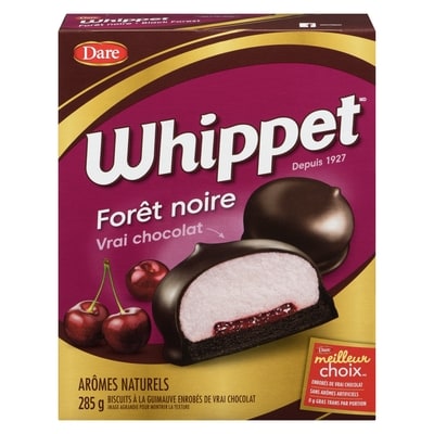 Dare Biscuits Whippet Forêt noire 285 g, 1,51 $/100g