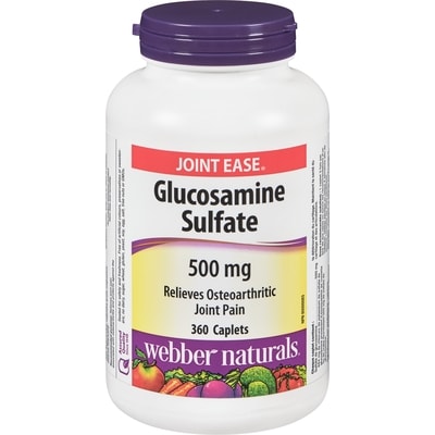 Webber Naturals Joint Ease Glucosamine Chondroitin, 500mg 360 ea, $0.05/1ea