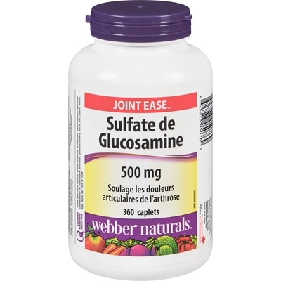 Webber Naturals Glucosamine chondroïtine 500 mg 360 ea, 0,07 $/1ch