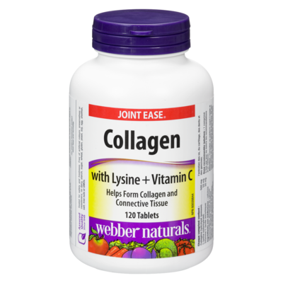 Webber Naturals Collagen with Lysine + Vitamin C 120 ea, $0.16/1ea