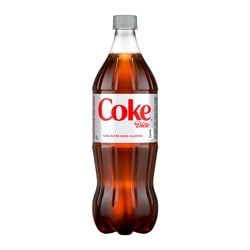 Coca-Cola Cola Diète Bouteille 1 l, 0,30 $/100ml