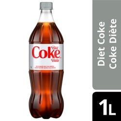 Coca-Cola Cola Diète Bouteille 1 l, 0,30 $/100ml