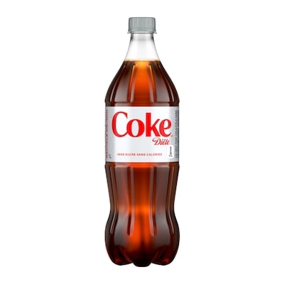 Coca-Cola Cola Diète Bouteille 1 l, 0,18 $/100ml