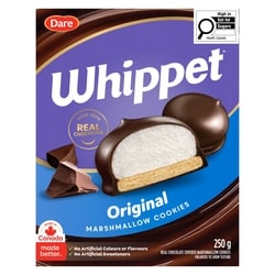 Dare Whippet Original Cookies 250 g, $1.20/100g