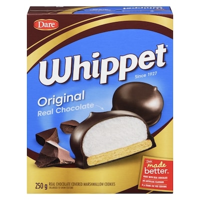 Dare Whippet Original Cookies 250 g, $1.60/100g