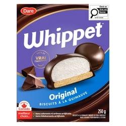 Dare Biscuits Whippet Original 250 g, 1,20 $/100g