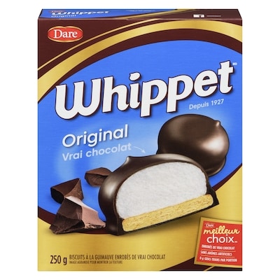 Dare Biscuits Whippet Original 250 g, 1,72 $/100g