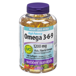 Omega-3-6-9 1200mg, High Potency