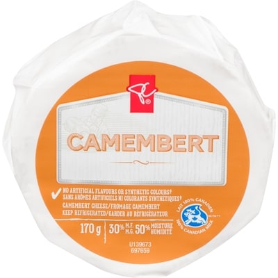 President's Choice Camembert Cheese 170 g, $5.29/100g