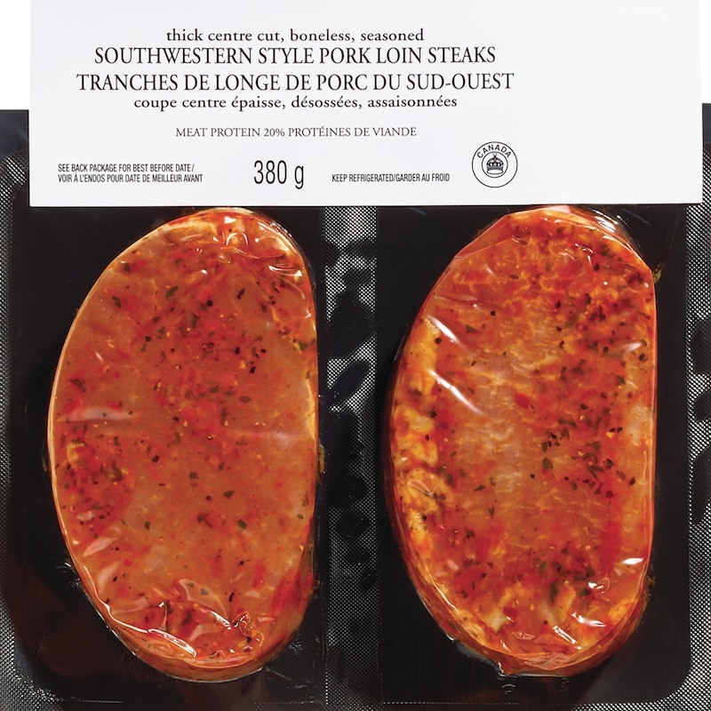 Southwestern Style Pork Loin Steaks